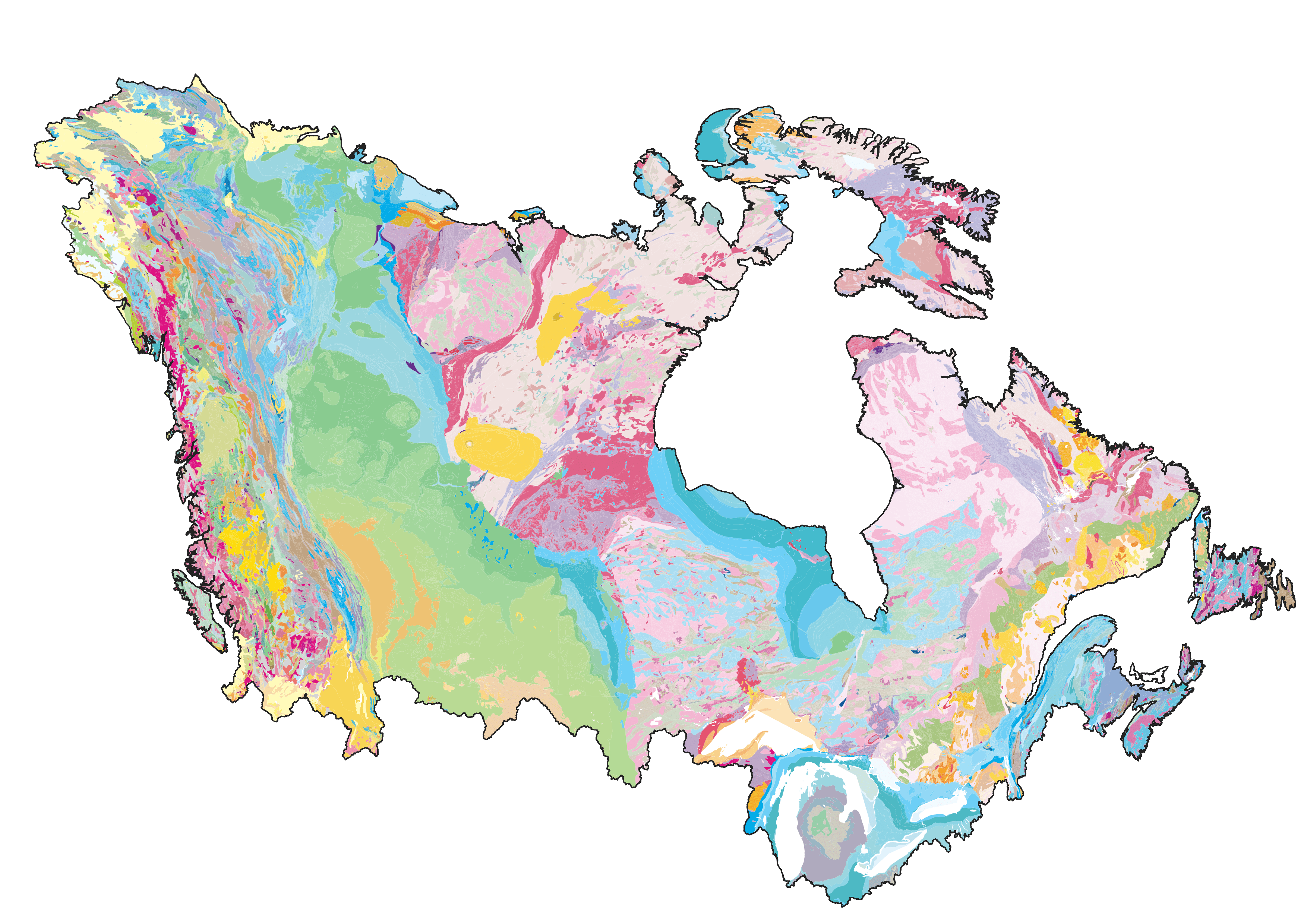 Geological datasets for building models